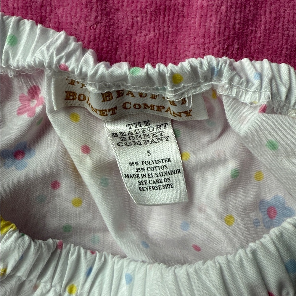 The Beaufort Bonnet Company collared dress with Lining, bow back and bloomers - Picture 8 of 8